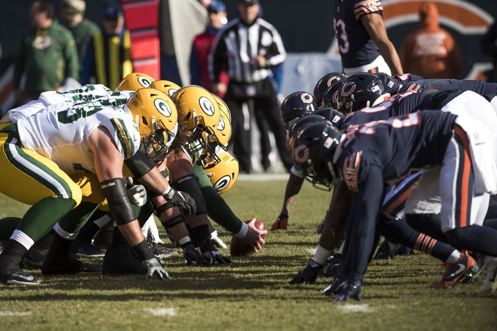 The Chicago Bears host the Green Bay Packers in the NFL&#x27;s annual primtetime kickoff game.